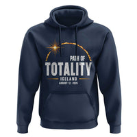 Path of Totality Iceland August 12 2026 Hoodie Total Solar Eclipse Astronomy Travel Gift