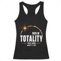 Path of Totality Iceland August 12 2026 Racerback Tank Top Total Solar Eclipse Astronomy Travel Gift