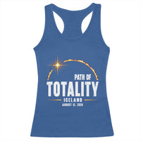 Path of Totality Iceland August 12 2026 Racerback Tank Top Total Solar Eclipse Astronomy Travel Gift