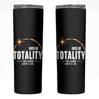 Path of Totality Iceland August 12 2026 Skinny Tumbler Total Solar Eclipse Astronomy Travel Gift
