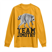 Team Jimothy Viral Seattle Raccoon Long Sleeve Shirt Vintage Trash Panda Meme Graphic
