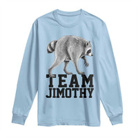 Team Jimothy Viral Seattle Raccoon Long Sleeve Shirt Vintage Trash Panda Meme Graphic