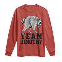 Team Jimothy Viral Seattle Raccoon Long Sleeve Shirt Vintage Trash Panda Meme Graphic
