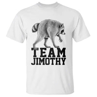 Team Jimothy Viral Seattle Raccoon T Shirt Vintage Trash Panda Meme Graphic