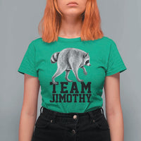 Team Jimothy Viral Seattle Raccoon T Shirt For Women Vintage Trash Panda Meme Graphic