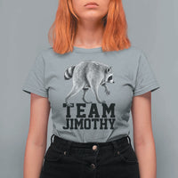 Team Jimothy Viral Seattle Raccoon T Shirt For Women Vintage Trash Panda Meme Graphic