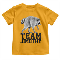 Team Jimothy Viral Seattle Raccoon Toddler T Shirt Vintage Trash Panda Meme Graphic
