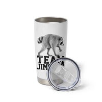 Team Jimothy Viral Seattle Raccoon Tumbler Cup Vintage Trash Panda Meme Graphic