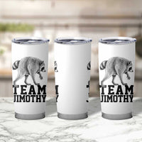 Team Jimothy Viral Seattle Raccoon Tumbler Cup Vintage Trash Panda Meme Graphic