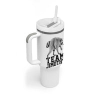 Team Jimothy Viral Seattle Raccoon Tumbler With Handle Vintage Trash Panda Meme Graphic