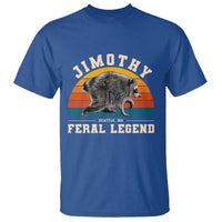Jimothy from Seattle WA Feral Legend Raccoon T Shirt Viral Trash Panda Vintage Sunset Arch Graphic