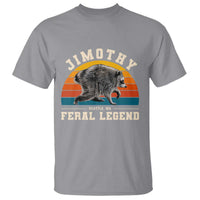 Jimothy from Seattle WA Feral Legend Raccoon T Shirt Viral Trash Panda Vintage Sunset Arch Graphic