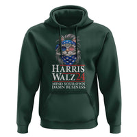 Funny Harris Waltz 24 Hoodie Mind Your Own Damn Business Cat Lady - Wonder Print Shop