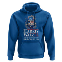 Funny Harris Waltz 24 Hoodie Mind Your Own Damn Business Cat Lady - Wonder Print Shop
