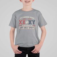Save Girls Sports XX Does Not Equal XY T Shirt For Kid Biological Science Vintage Varsity Athletic Graphic