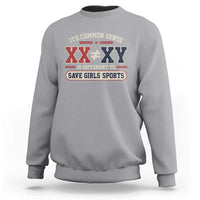 Save Girls Sports XX Does Not Equal XY Sweatshirt Biological Science Vintage Varsity Athletic Graphic