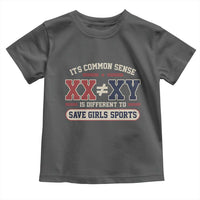 Save Girls Sports XX Does Not Equal XY Toddler T Shirt Biological Science Vintage Varsity Athletic Graphic