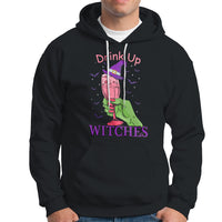 Drinking Witch Hoodie Drink Up Witches Wine Lover - Wonder Print Shop