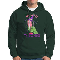 Drinking Witch Hoodie Drink Up Witches Wine Lover - Wonder Print Shop