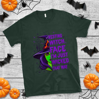 Halloween Witch T Shirt Resting Witch Face I'm Just Wicked That Way - Wonder Print Shop