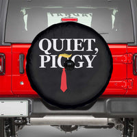 Quiet Piggy Funny Blonde Spare Tire Cover Political Satire Humor Free Speech - Wonder Print Shop