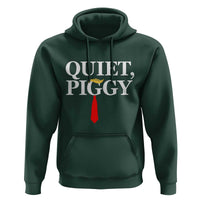 Quiet Piggy Funny Blonde Hoodie Political Satire Humor Free Speech - Wonder Print Shop