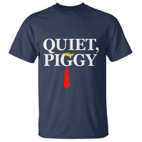Quiet Piggy Funny Blonde T Shirt Political Satire Humor Free Speech - Wonder Print Shop