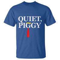 Quiet Piggy Funny Blonde T Shirt Political Satire Humor Free Speech - Wonder Print Shop
