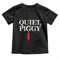 Quiet Piggy Funny Blonde Toddler T Shirt Political Satire Humor Free Speech - Wonder Print Shop