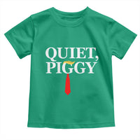 Quiet Piggy Funny Blonde Toddler T Shirt Political Satire Humor Free Speech - Wonder Print Shop