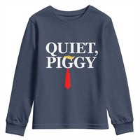 Quiet Piggy Funny Blonde Youth Sweatshirt Political Satire Humor Free Speech - Wonder Print Shop