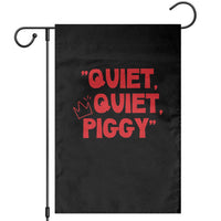Quiet Quiet Piggy Garden Flag Funny Political Satire Free Speech - Wonder Print Shop