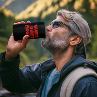 Quiet Quiet Piggy 4 in 1 Can Cooler Tumbler Funny Political Satire Free Speech - Wonder Print Shop