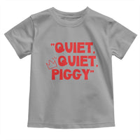 Quiet Quiet Piggy Toddler T Shirt Funny Political Satire Free Speech - Wonder Print Shop
