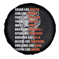 Civil Right Leaders Inspiration Spare Tire Cover Dream Like Martin Black History African American