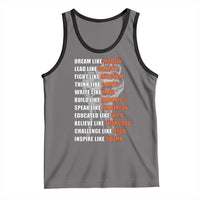 Civil Right Leaders Inspiration Tank Top Dream Like Martin Black History African American