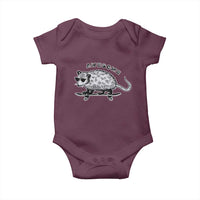 Funny Opossum Meme Baby Onesie Awesome Possum Cool 90s Retro Vintage Animal Lover