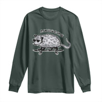 Funny Opossum Meme Long Sleeve Shirt Awesome Possum Cool 90s Retro Vintage Animal Lover