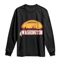 Washington Long Sleeve Shirt Football Native American Feather