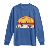 Washington Long Sleeve Shirt Football Native American Feather