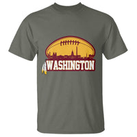 Washington T Shirt Football Native American Feather