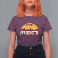 Washington T Shirt For Women Football Native American Feather
