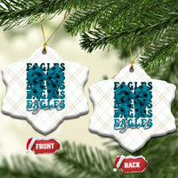 Eagle Girls Ceramic Ornament Midnight Green Coquette Bow Retro Vintage - Wonder Print Shop