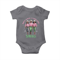 Melanin Cowgirl Swag Baby Onesie Pink Green African American Cowgirls Black History