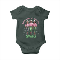 Melanin Cowgirl Swag Baby Onesie Pink Green African American Cowgirls Black History