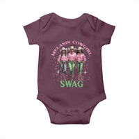 Melanin Cowgirl Swag Baby Onesie Pink Green African American Cowgirls Black History