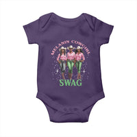 Melanin Cowgirl Swag Baby Onesie Pink Green African American Cowgirls Black History