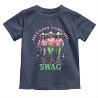 Melanin Cowgirl Swag Toddler T Shirt Pink Green African American Cowgirls Black History