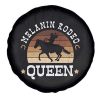 Melanin Rodeo Queen Spare Tire Cover Cowgirl Riding Horse African American Cowgirls Retro