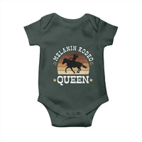 Melanin Rodeo Queen Baby Onesie Cowgirl Riding Horse African American Cowgirls Retro